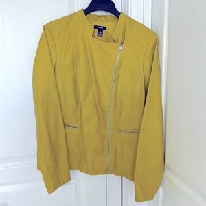 Alfani Moto jacket - chartreuse